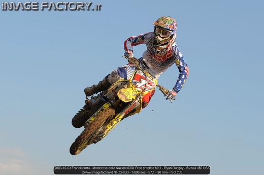 2009-10-03 Franciacorta - Motocross delle Nazioni 0304 Free practice MX1 - Ryan Dungey - Suzuki 450 USA